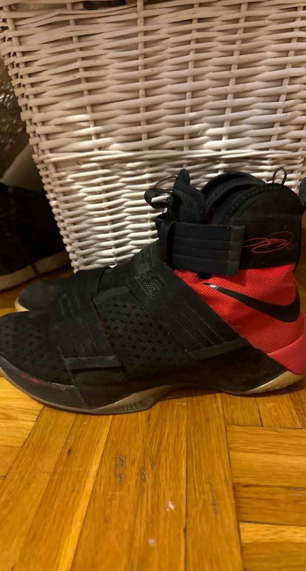 44-45 Jordan Kırmızı Siyah Kayışlı Basketbol Ayakkabısı - Görsel 2