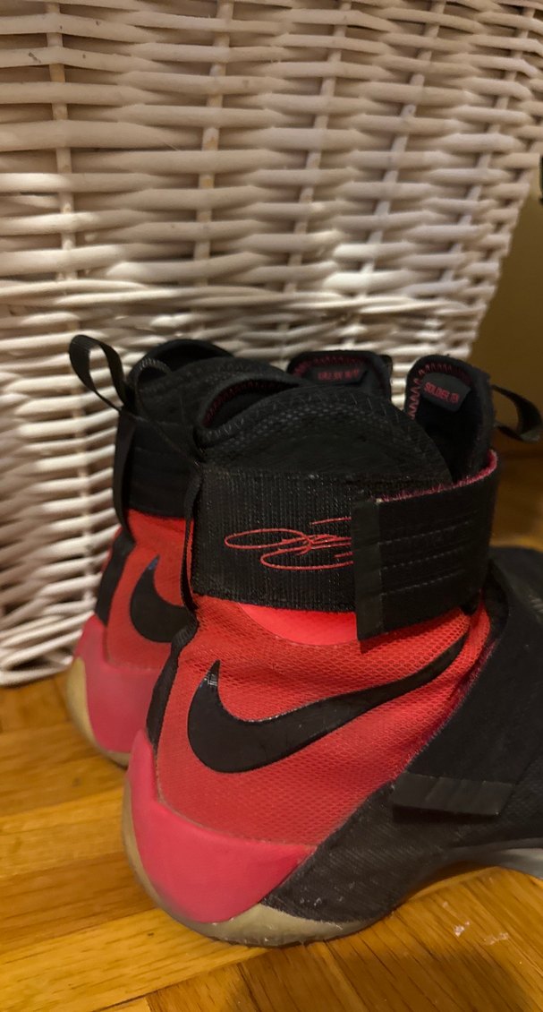 44-45 Jordan Kırmızı Siyah Kayışlı Basketbol Ayakkabısı - Görsel 5