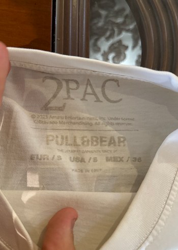 TUPAC PULLBEARBeyaz Erkek Tişört - Görsel 3