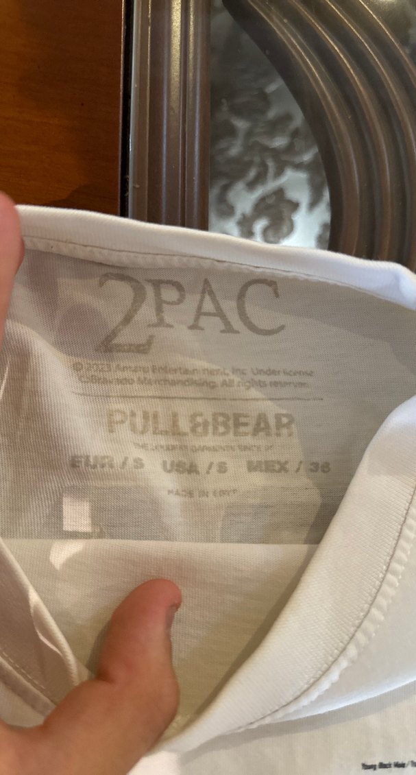 TUPAC PULLBEARBeyaz Erkek Tişört - Görsel 3