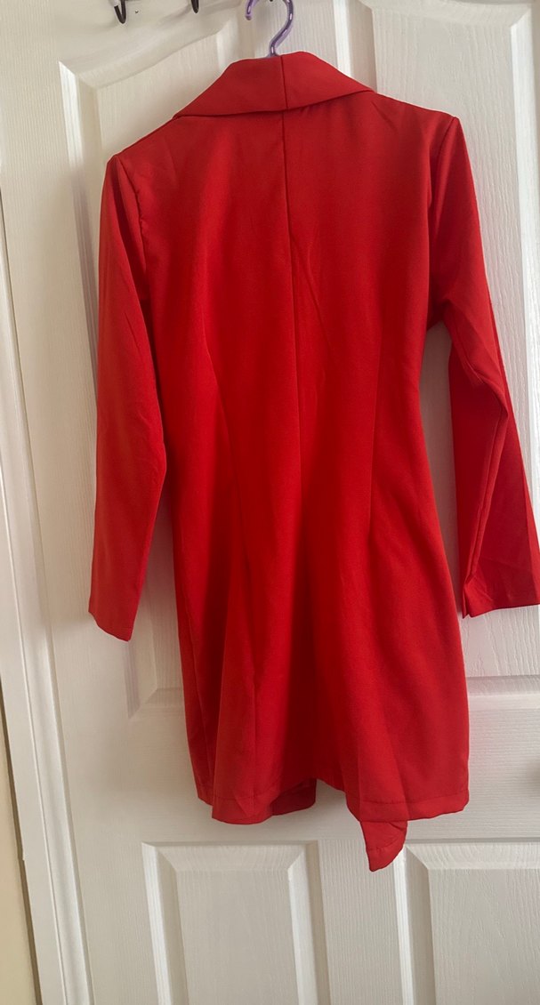 Kemerli nar çiçeği Kadın elbise - Görsel 2