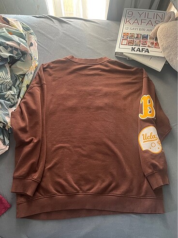 l Beden kahverengi Renk H&M sweatshirt
