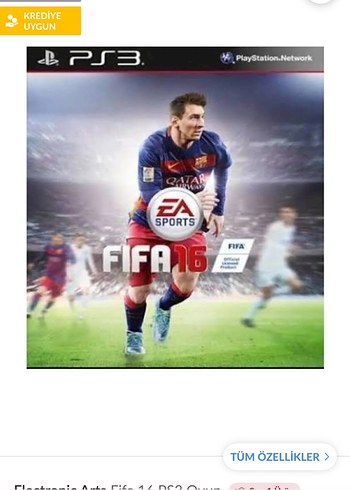 FIFA 16 PS3 Oyun Diski - Görsel 2