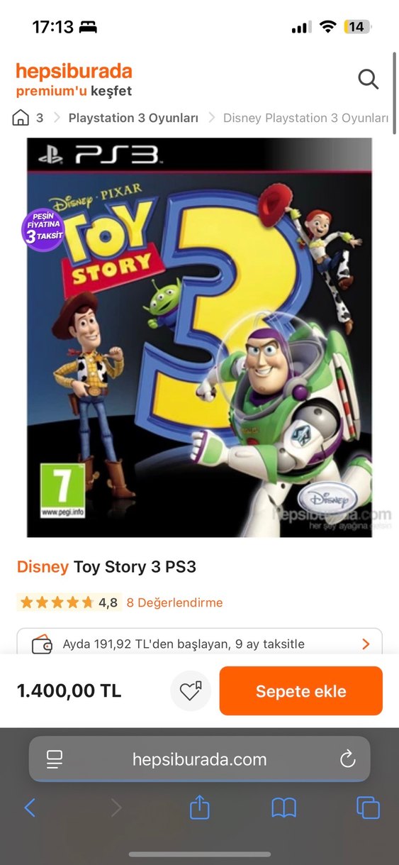 Toy Story 3 PS3 Oyun Diski - Görsel 2