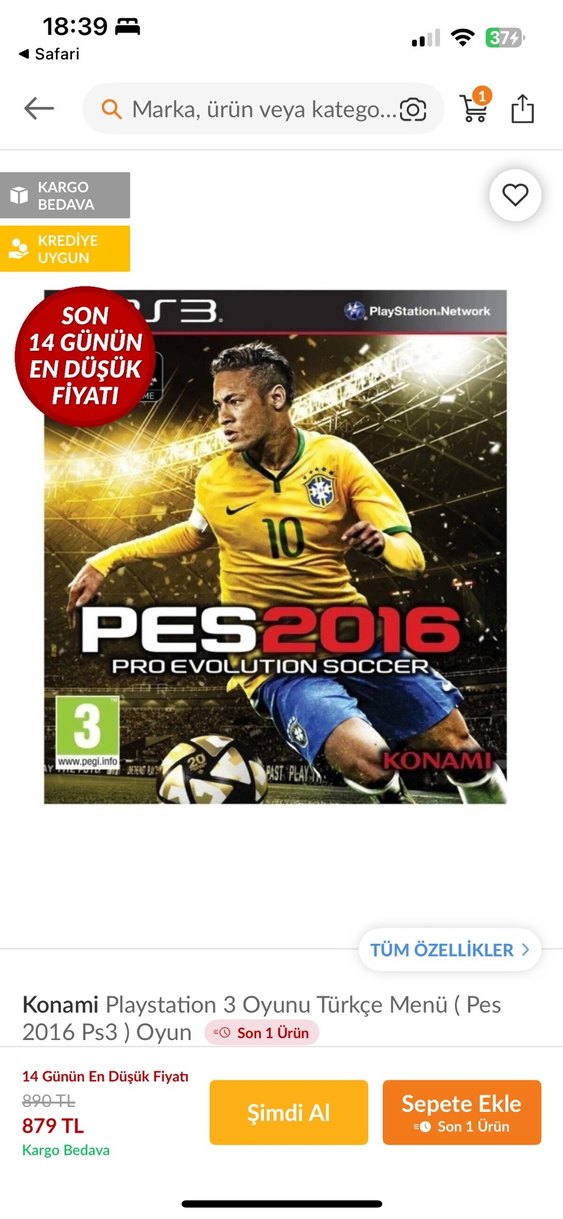 PES 2016 Pro Evolution Soccer PS3 Oyunu - Görsel 2