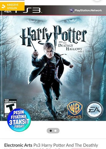 PS3 Harry Potter Ölüm Yadigarları Bölüm 1 Oyunu - Görsel 2