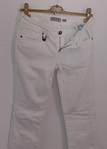 Yards Brand Beyaz Kot Pantolon