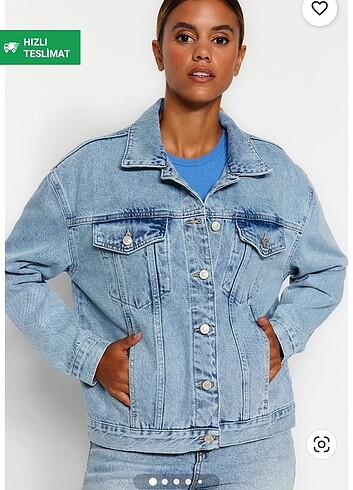 Açık Mavi Denim Ceket