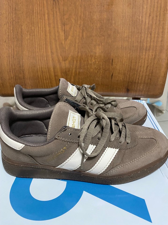 Kahverengi Süet Kadın Spor Ayakkabı - Görsel 3