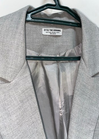 Gri Kadın Blazer Ceket - Görsel 3