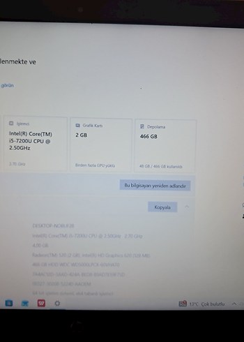 Kahverengi HP Laptop - Görsel 4