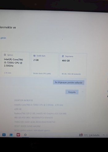 Kahverengi HP Laptop - Görsel 7