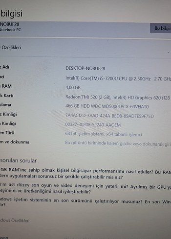 Kahverengi HP Laptop - Görsel 8