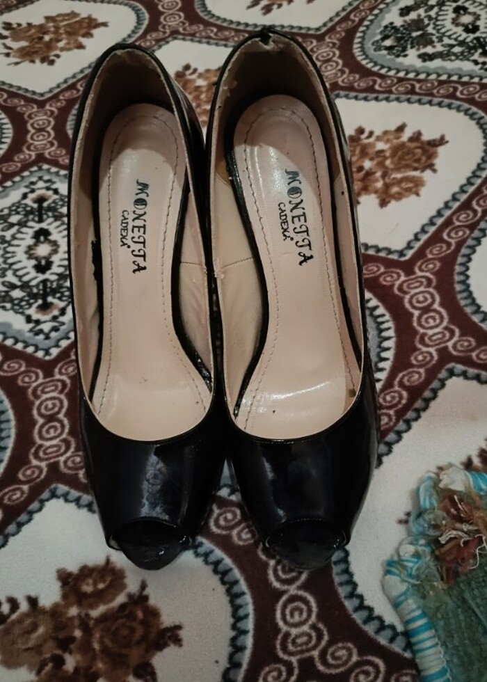 Siyah topuklu  - Görsel 3