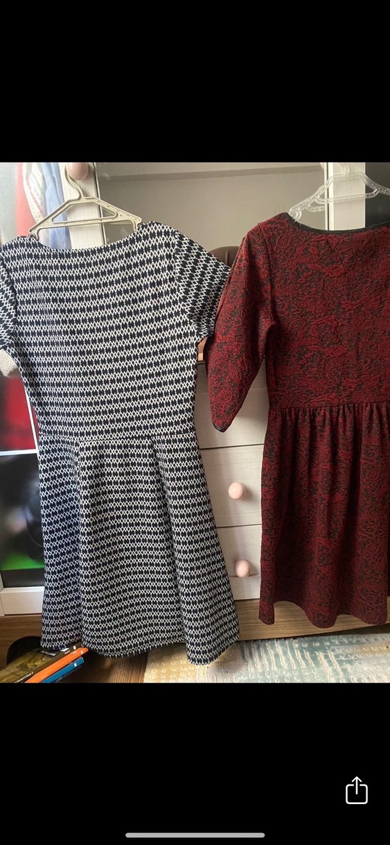 2 adet günlük kısa yarım kol elbise - Görsel 2