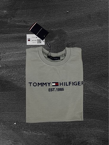 Tommy Hılfıger Gri Sweatshirt