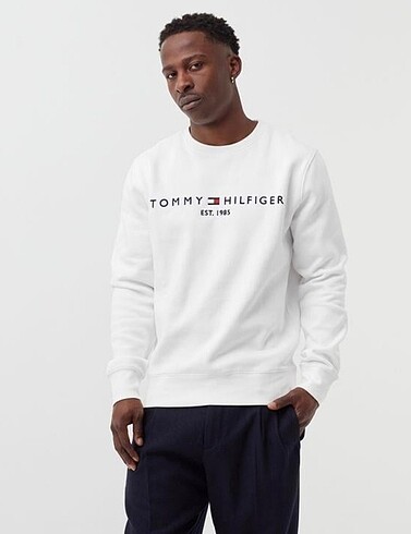 TOMMY HILFIGER Bisiklet Yaka Sweatshirt