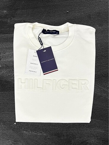 TOMMY HILFIGER bisiklet yaka Sweatshirt