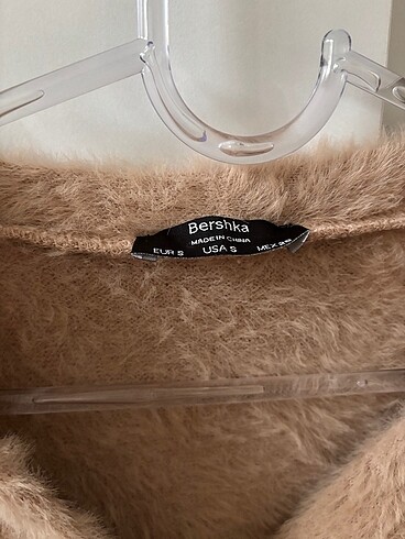 Bershka Bershka Hırka Crop Kısa Tüylü