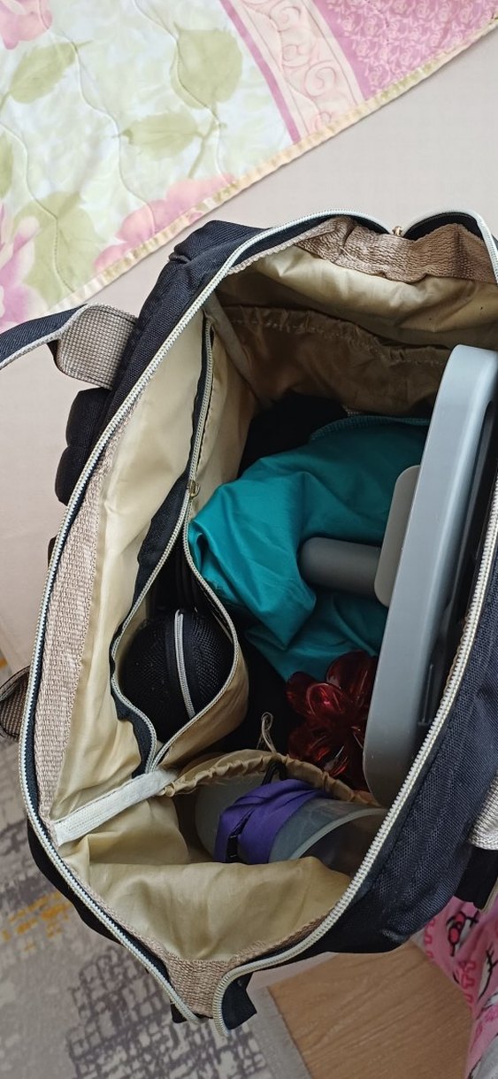 Siyah Bebek Çantası BARBEARI Baskılı - Görsel 2