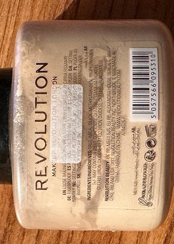  Beden Renk Revolution Banana Light Pişirme Tozu