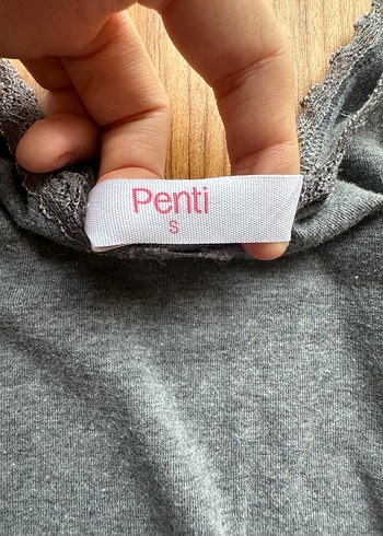 Penti Gri Dantelli Keten Askılı Kadın Atlet
