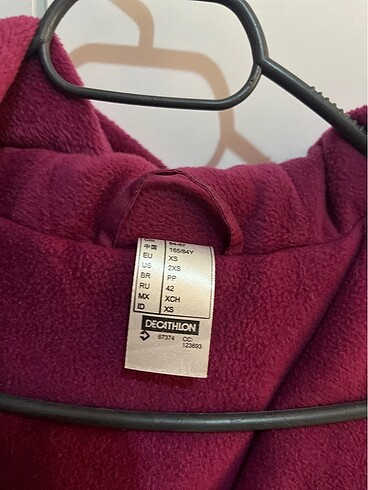 xs Beden mor Renk Kadın mont
