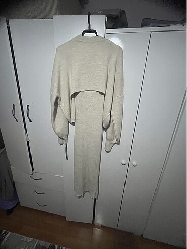 Triko uzun elbise - Görsel 3