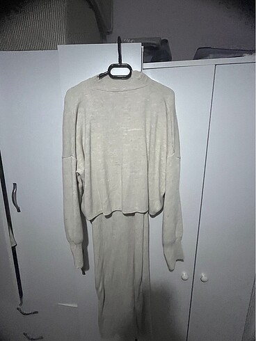 Triko uzun elbise - Görsel 5