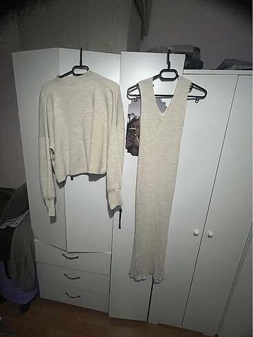 Triko uzun elbise - Görsel 10