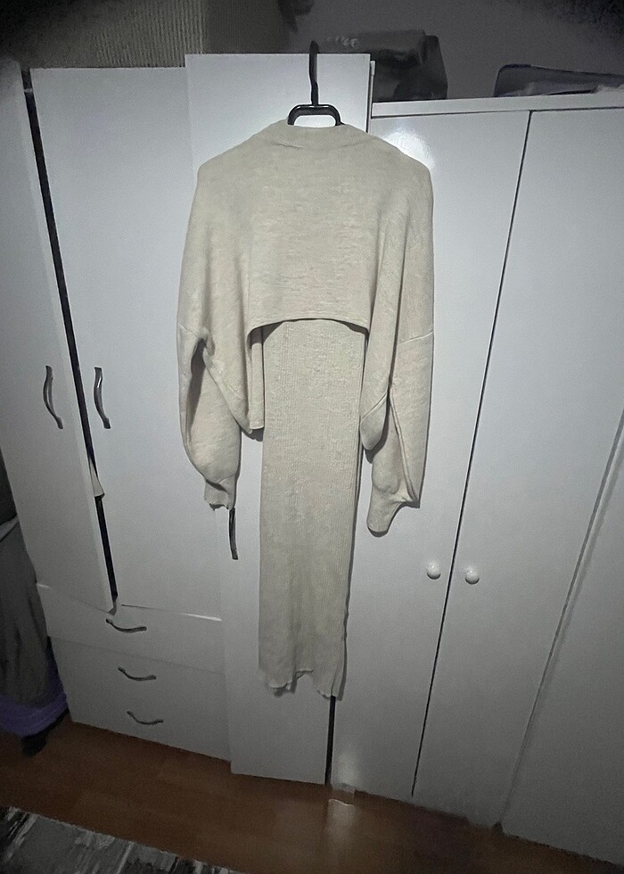 Triko uzun elbise - Görsel 3