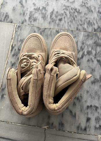 Süet Kadın Dolgu Topuk Spor Ayakkabı - Görsel 5