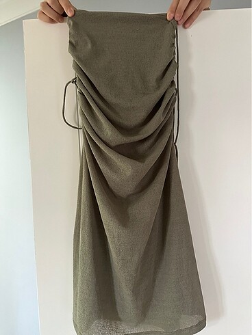 Pull and Bear Etiketli elbise