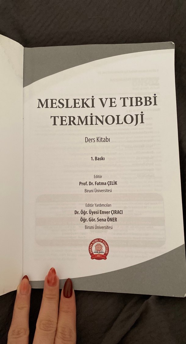 Mesleki ve Tıbbi Terminoloji Kitabı - Görsel 2