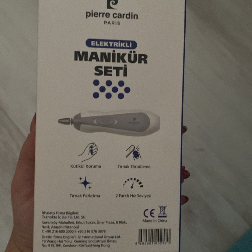 Pierre Cardin Elektrikli Manikür Seti - Görsel 2