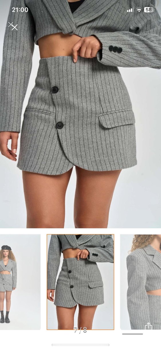 Mai Collection Blazer ceket etek takım - Görsel 3