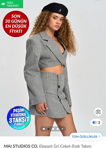 Mai Collection Etek Ceket Takım - Görsel 2