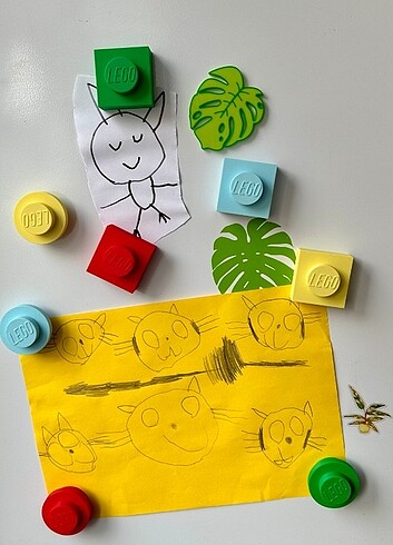 Beden Renk Lego Temalı Magnet