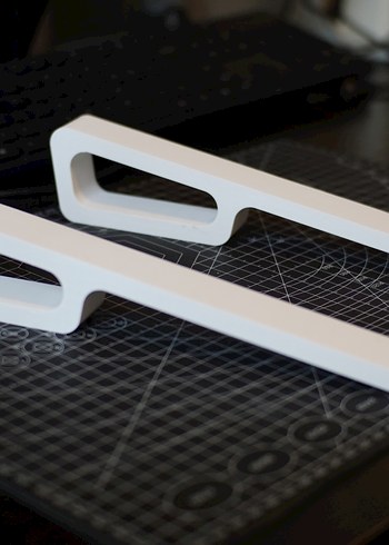 Beyaz Renkli Dizüstü Bilgisayar Standı - Görsel 5