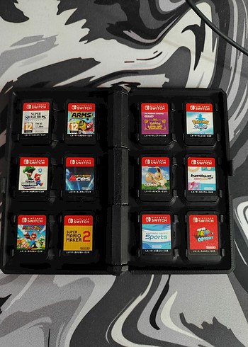 Nintendo Switch Siyah Oyun Kartları Kutusu - Görsel 2
