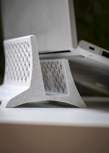 Beyaz Dizüstü Bilgisayar Standı - Görsel 3