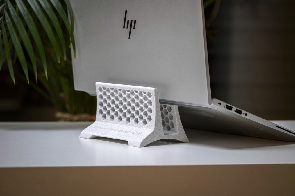 Beyaz Dizüstü Bilgisayar Standı - Görsel 4