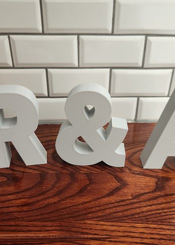 Masa Üstü Harfler - Görsel 4