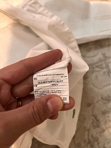 18-24 Ay Beden beyaz Renk Gömlek