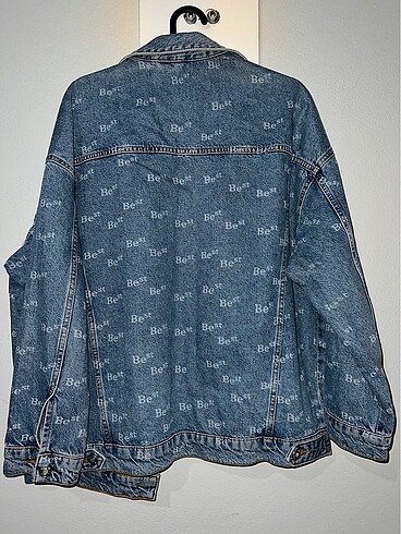 38 Beden koton jean ceket