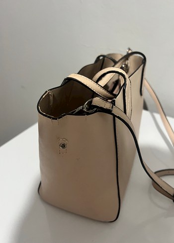 Bej Deri Kadın Çanta - Görsel 2