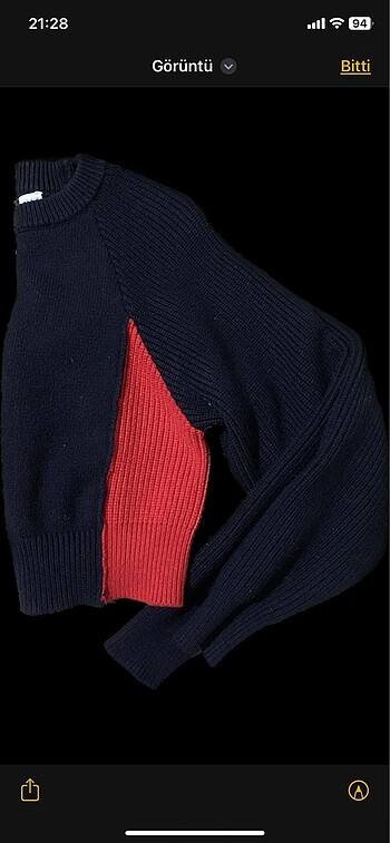 s Beden ZARA TRİKO CROPPED KAZAK