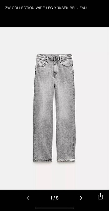 Zara wide leg jean