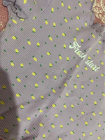 s Beden Desenli crop bluz