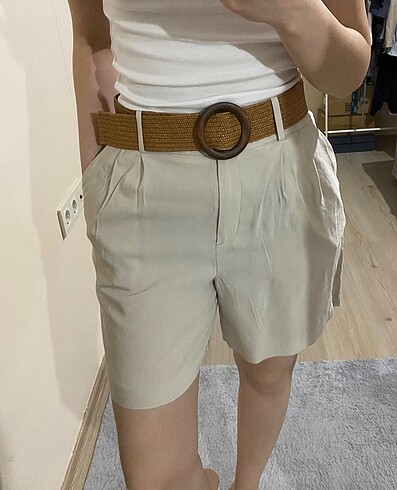 Zara kemerli bermuda